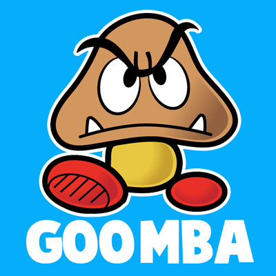 400x400 How To Draw Goomba From Nintendo's Super Mario Bros With Easy - Super Mario Drawing Step By Step