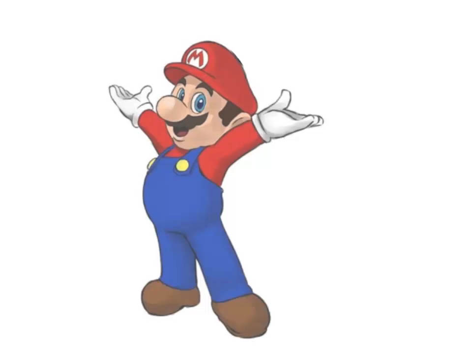 960x720 How To Draw Super Mario - Super Mario Drawing Step By Step