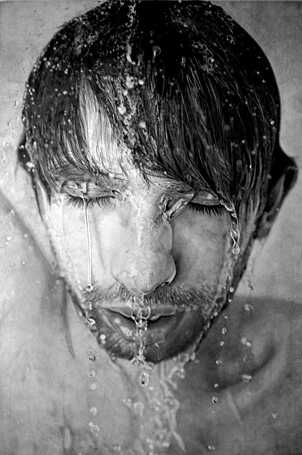 605x912 Hyper Realistic Artworks That Are Hard To Believe Aren't - Super Realistic Drawing