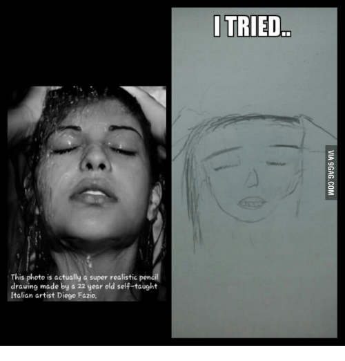 500x522 This Photo Is Actually A Super Realistic Pencil Drawing Made - Super Realistic Drawing