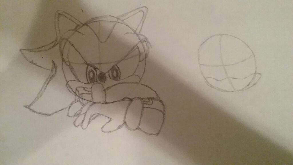1024x576 sonic adventure super sonic and super shadow drawing sonic - Super Shadow Drawing