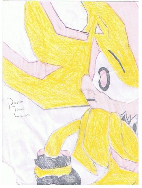 492x650 Super Shadow Sonic Drawing - Super Shadow Drawing
