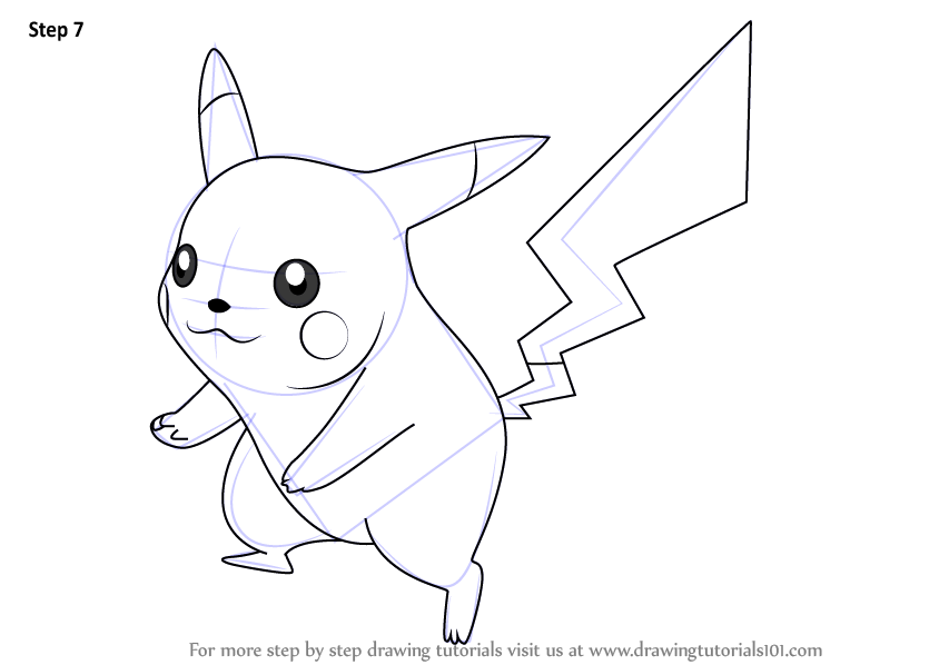 844x598 learn how to draw pikachu from super smash bros - Super Smash Bros Drawings