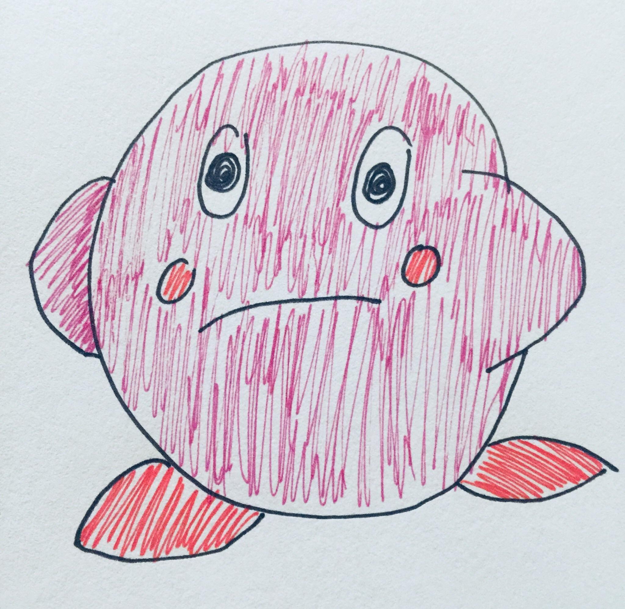 2048x1995 per request a drawing of kirby from super smash bros - Super Smash Bros Drawings