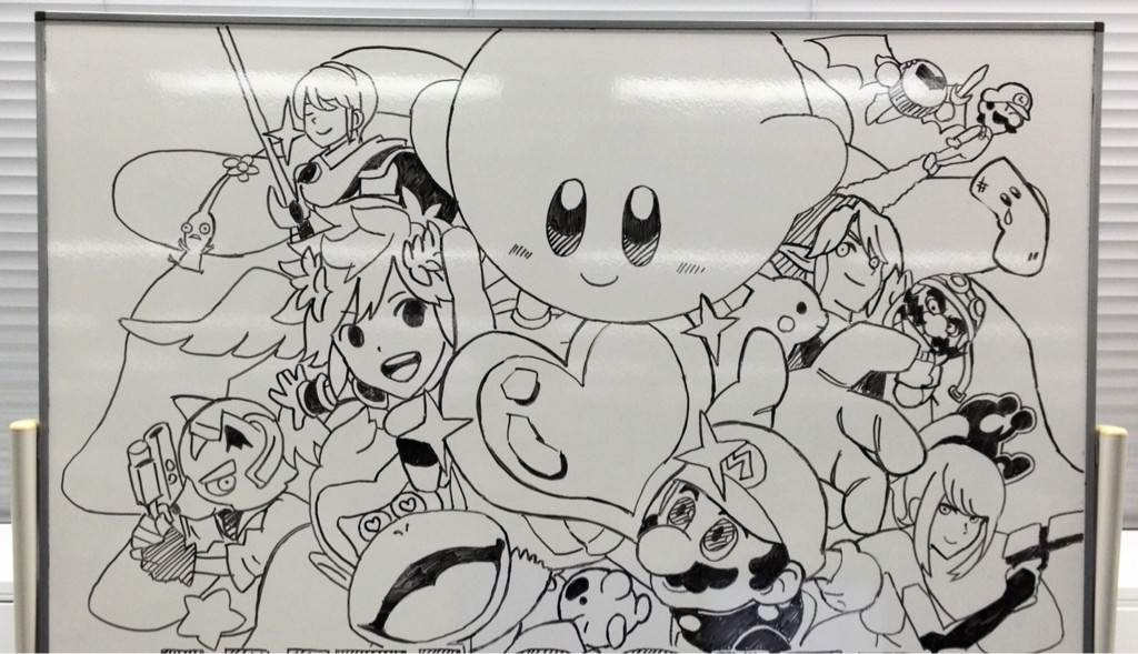 1024x589 smash bros whiteboard drawing random ness wiki fandom powered - Super Smash Bros Drawings