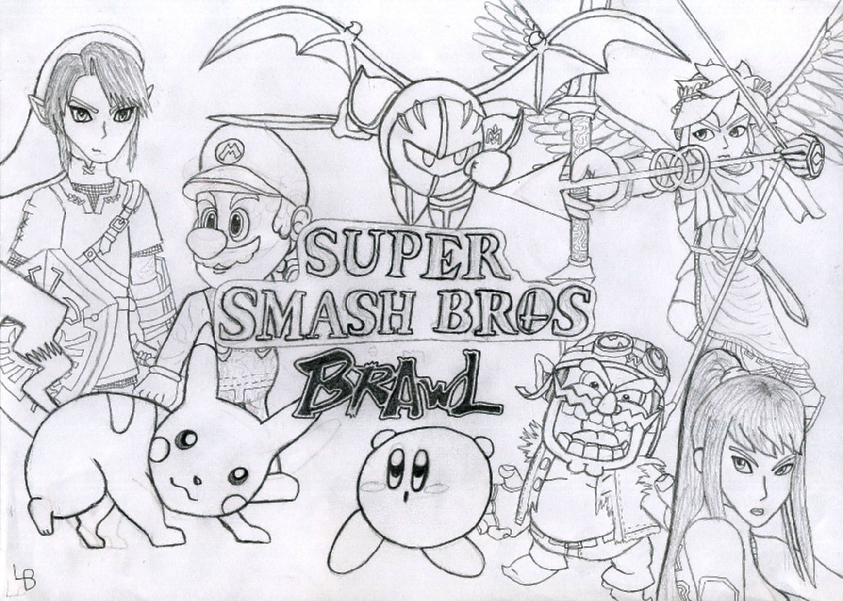 Super Smash Bros Drawings at Explore collection of