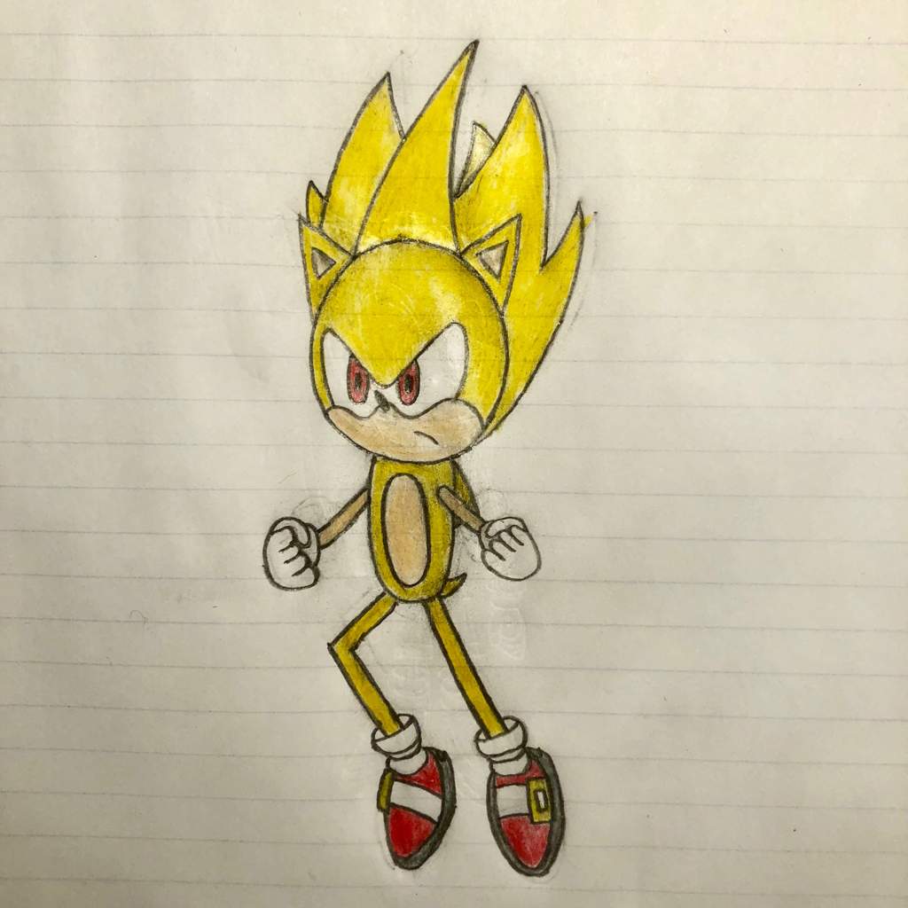 1024x1024 super sonic drawing sonic the hedgehog! amino - Super Sonic Drawing