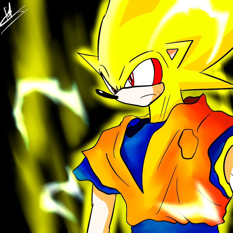 894x894 Super Sonic Drawings Hd Wallpaper, Background Images - Super Sonic Drawing
