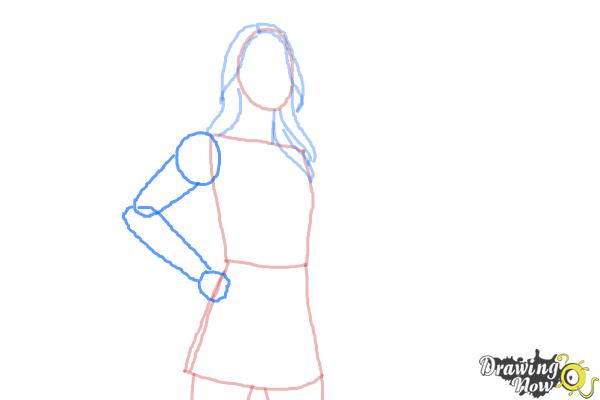 600x400 How To Draw Supergirl - Supergirl Drawing Easy