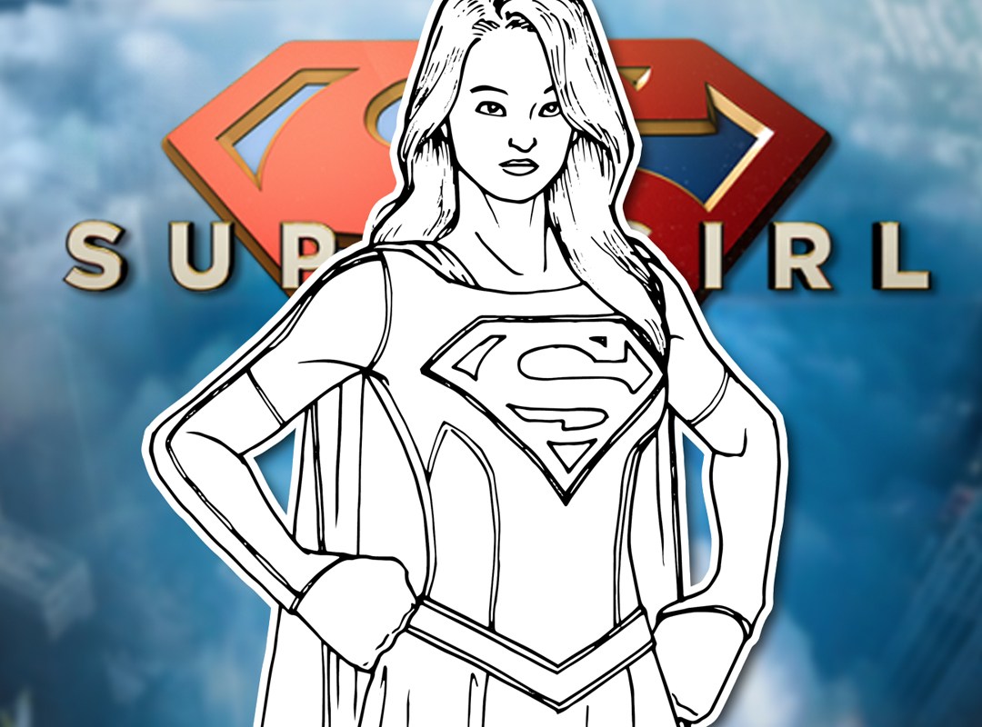 1080x800 Supergirl Archives Draw It, Too! - Supergirl Drawing Easy
