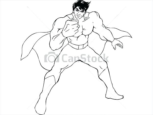 600x450 Drawing Superhero Outline Learn To Draw Superheroes Step - Superhero Drawing Outline
