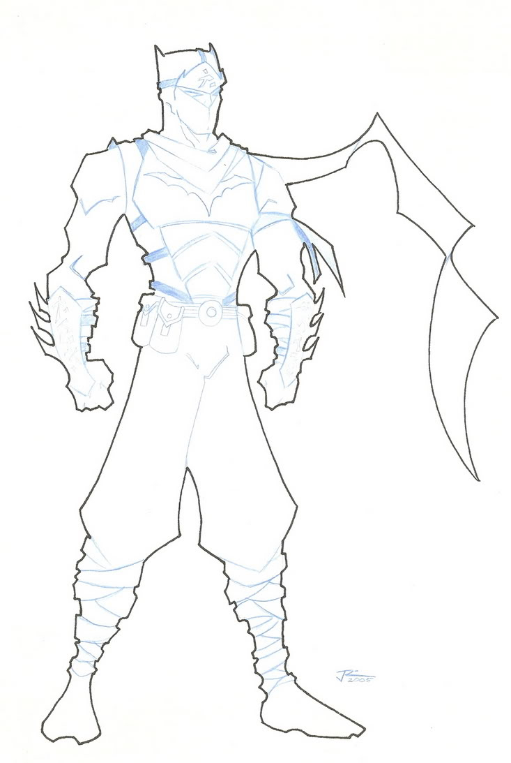 733x1093 Outline Drawing Superhero For Free Download - Superhero Drawing Outline