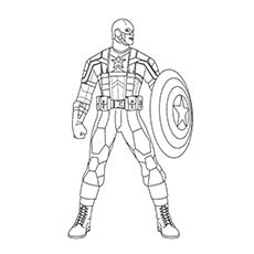 230x230 Top Free Printable Superhero Coloring Pages Online - Superhero Drawing Outline