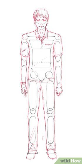 280x560 Superhero Drawing Template Male - Superhero Drawing Template