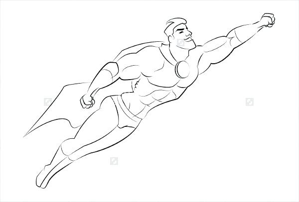 Superhero Drawings at PaintingValley.com | Explore collection of