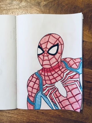 320x427 superhero drawings on paigeeworld pictures of superhero - Superhero Drawings