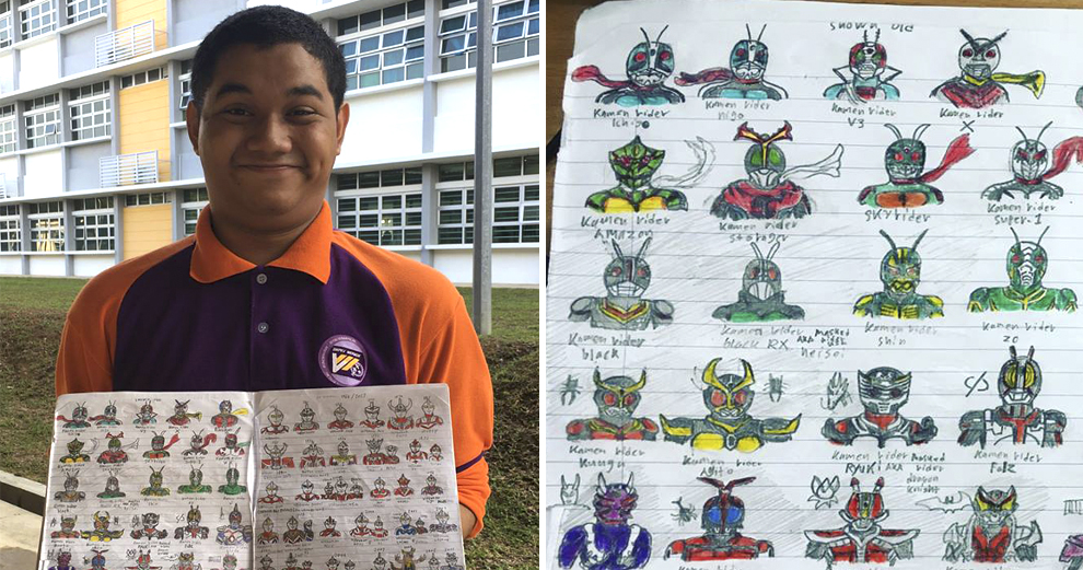 990x521 autistic m'sian student stuns internet with collection - Superhero Drawings