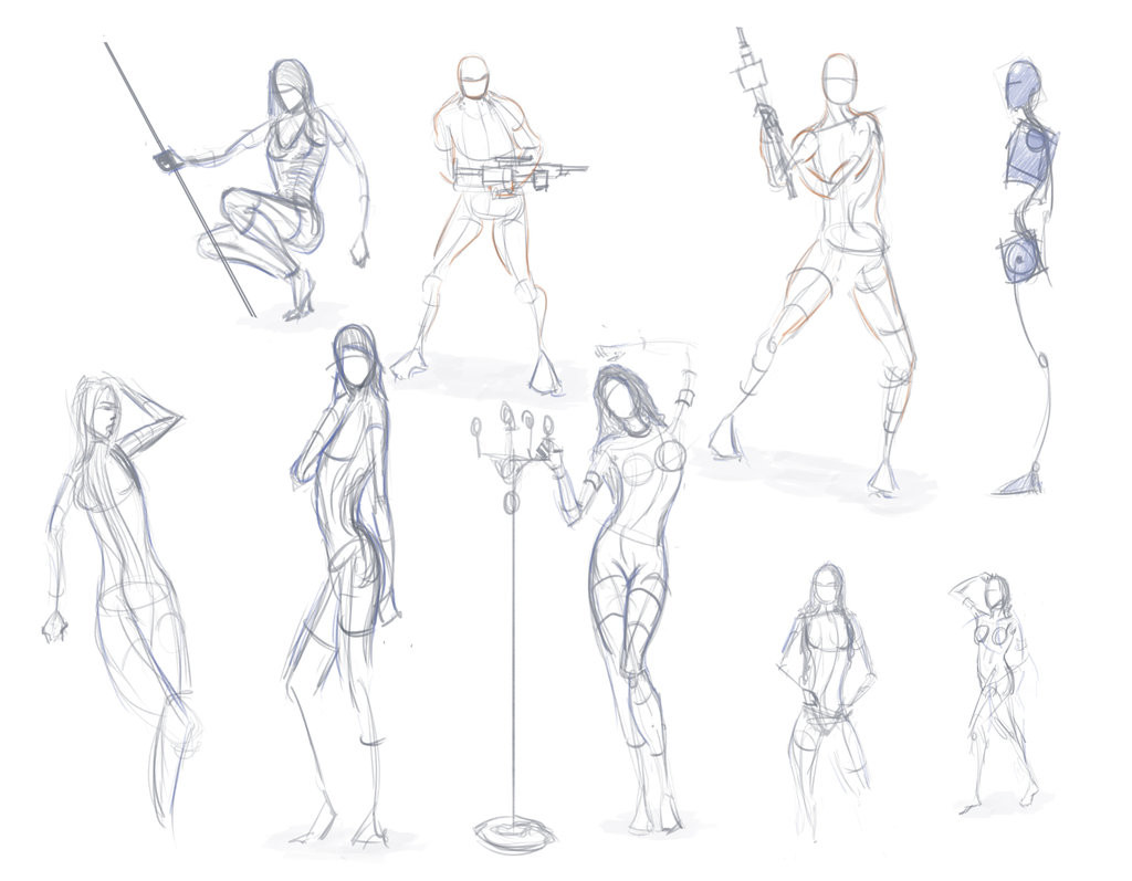 1024x797 draw the female superhero charts - Superhero Figure Drawing