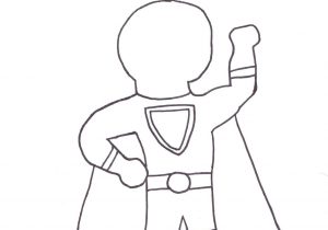 300x210 kid superhero drawing superhero outline drawing at getdrawings - Superhero Outline Drawing
