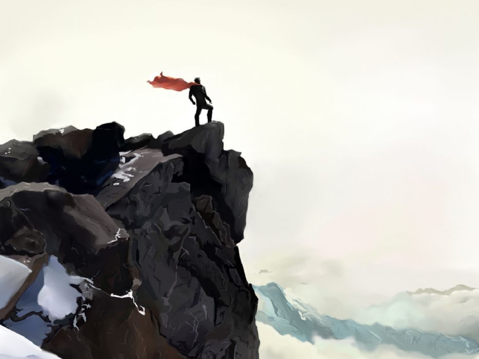 933x700 superman cape drawing wallpaper wallpaperup - Superman Cape Drawing