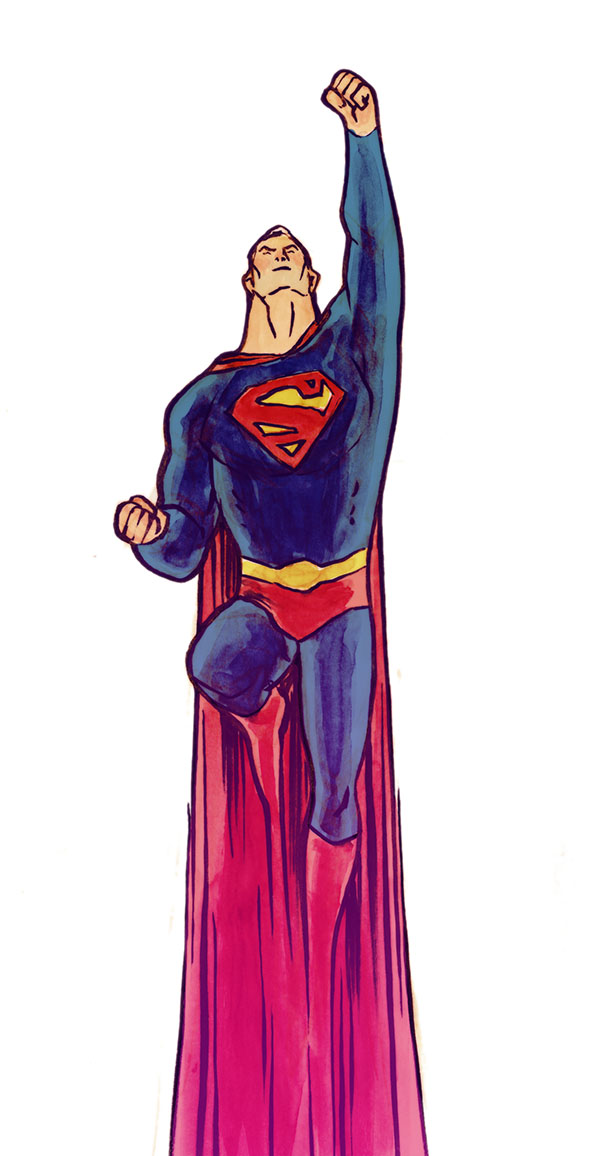600x1156 The Hero We Need Right Now Mr Jake Parker - Superman Cape Drawing