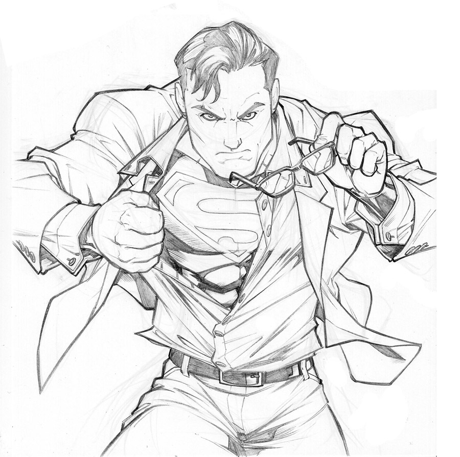 900x895 Superman Cartoon Drawings - Superman Cartoon Drawing