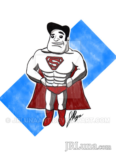400x531 Superman Cartoon Drawing - Superman Cartoon Drawing