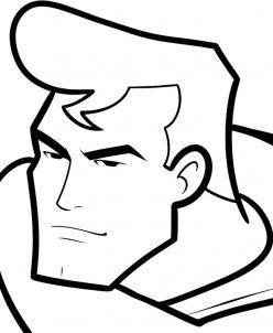 248x302 How To Draw Superman Easy, Step - Superman Drawing Easy