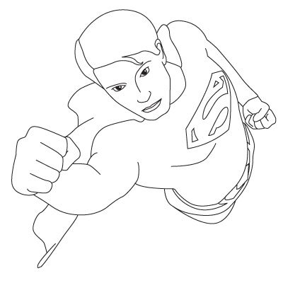 400x400 Want To Learn How To Draw Superman Follow Our Simple Step - Superman Drawing Easy