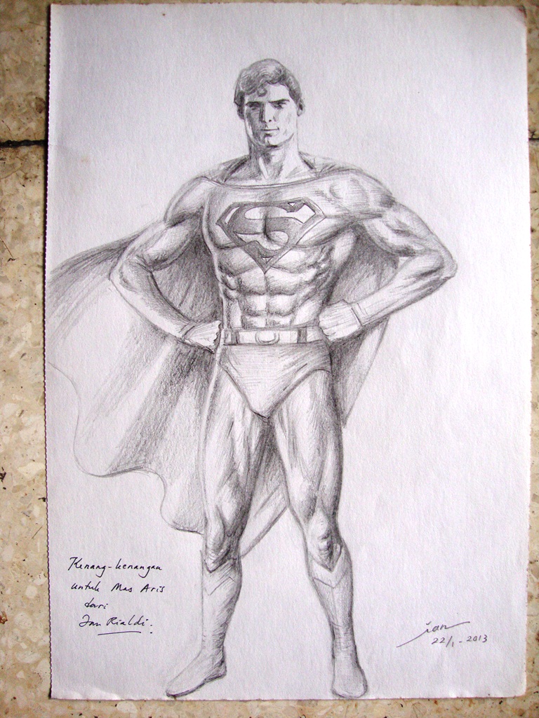 768x1024 Superman Drawing In Pencil Easy - Superman Drawing In Pencil