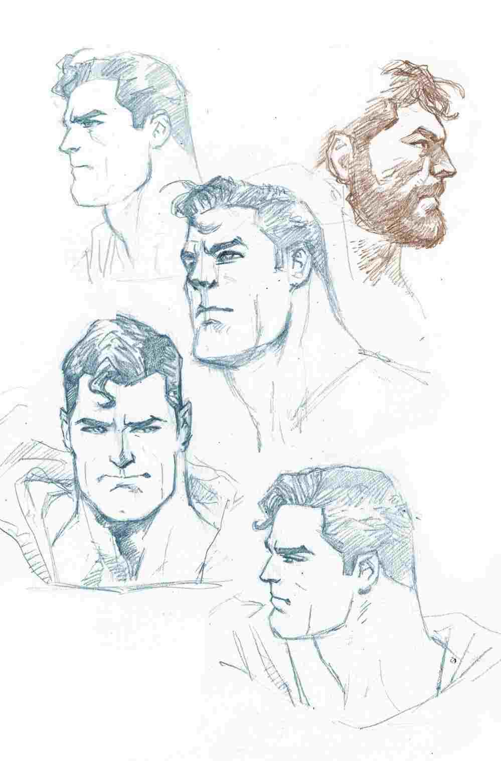 999x1517 Superman Drawing In Pencil One Du Fan Art Comme On Les Aime Un - Superman Drawing In Pencil