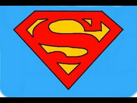 480x360 how to draw superman logo - Superman Drawing Logo