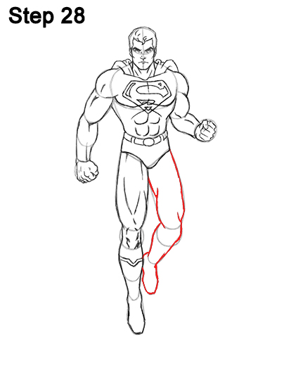 404x523 How To Draw Superman - Superman Drawing Pictures