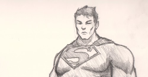 500x262 How To Draw Superman - Superman Drawing Pictures