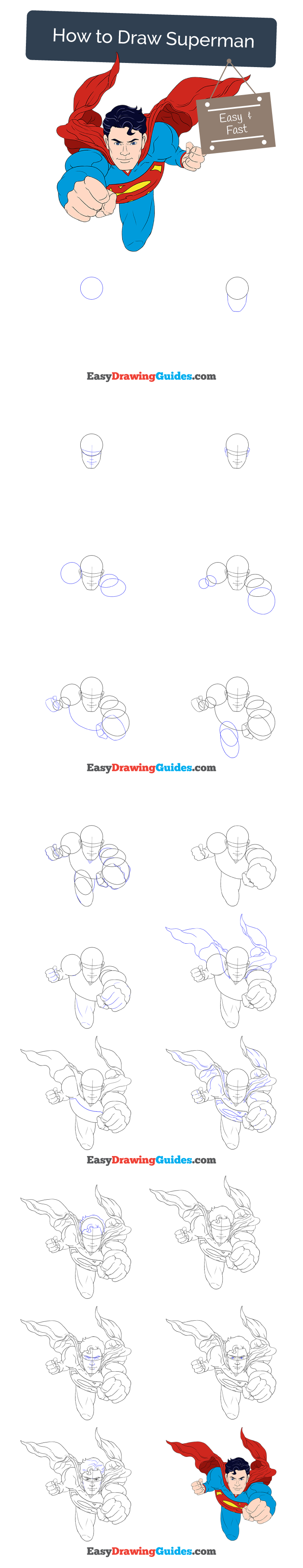 736x3810 how to draw superman how to draw superman drawing, drawings - Superman Drawing Step By Step