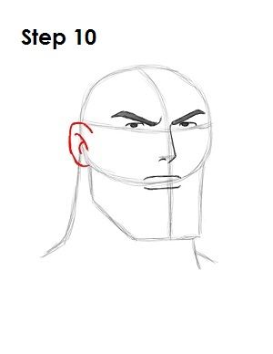 300x388 draw superman step crafts in superman drawing - Superman Drawing Tutorial