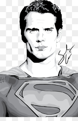 260x400 Henry Cavill Png - Superman Face Drawing