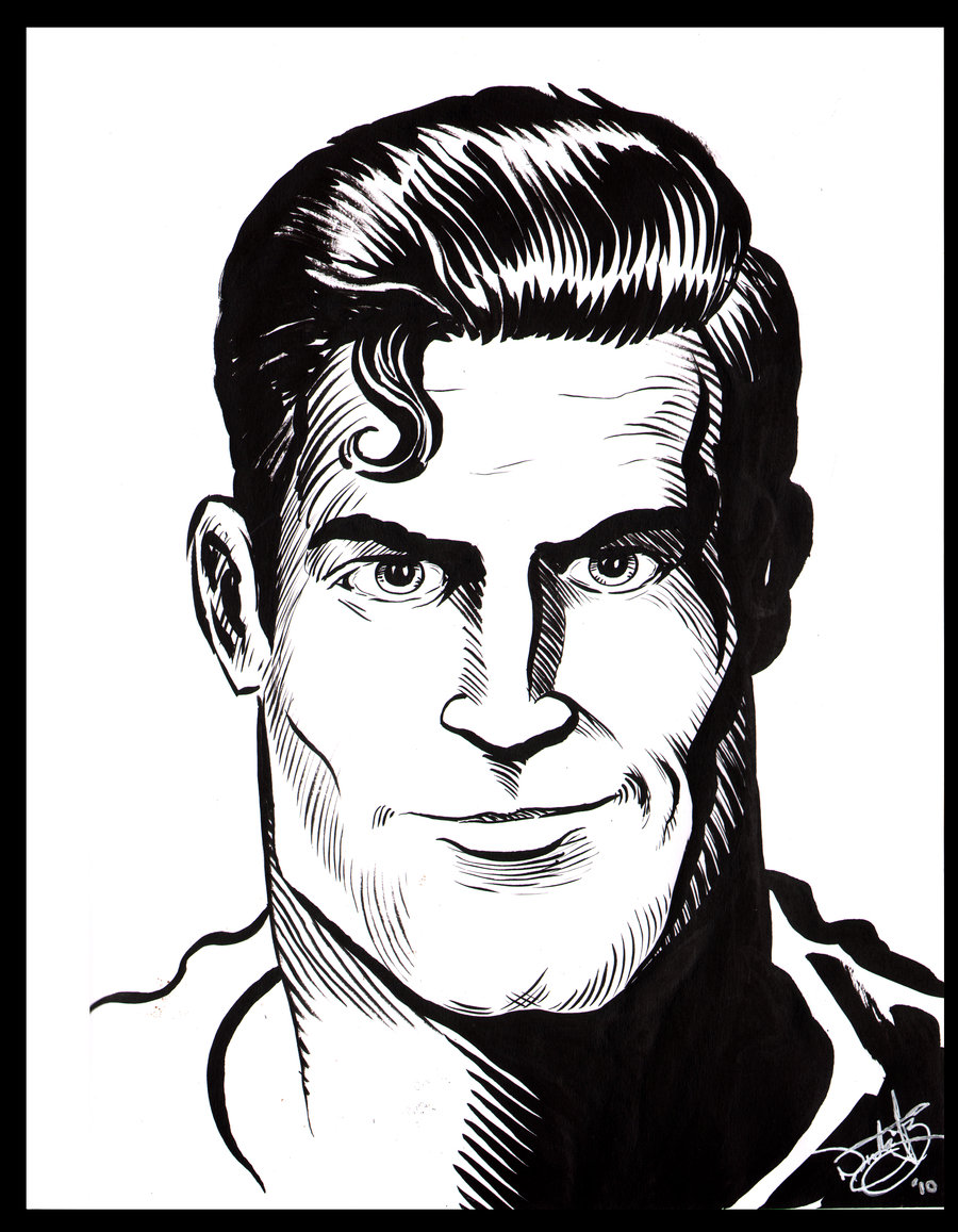 900x1157 Cast Superman With Any Actor Ever In History The Superherohype - Superman Face Drawing