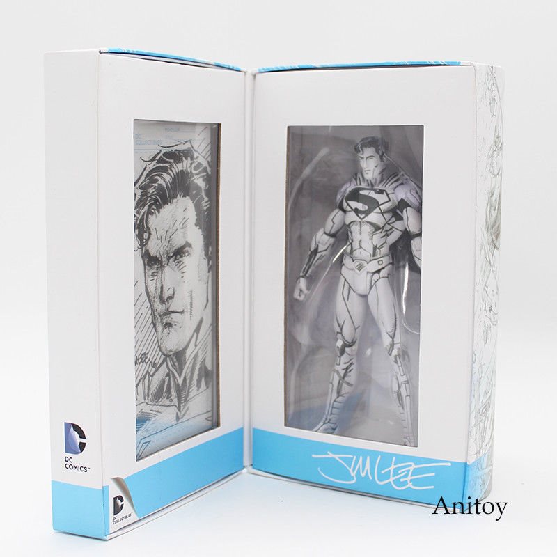 800x800 Dc Comics Superman Line Drawing Blueline Edition Pvc Ac - Superman Line Drawing