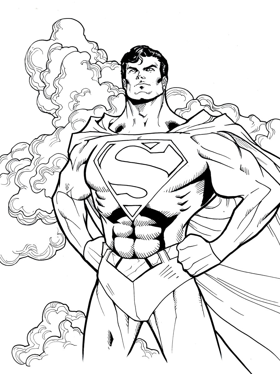 Superman Line Drawing at Explore collection of
