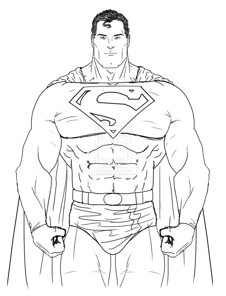 780x1023 Superman Easy Draw - Superman Line Drawing
