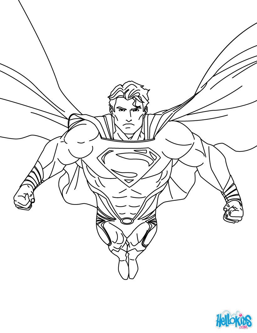 820x1060 Superman Printing And Drawing Coloring Pages - Superman Line Drawing