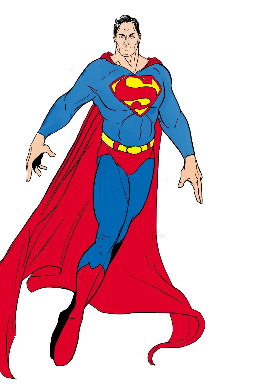 900x1351 Superman Line Art Pictures And Ideas On Meta Networks - Superman Line Drawing