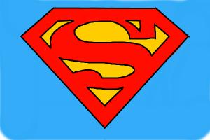 300x200 how to draw superman logo - Superman Logo Drawing