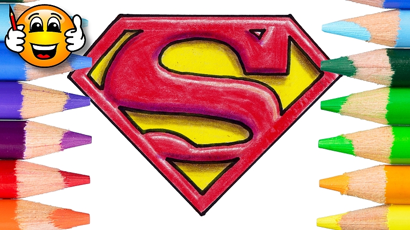 800x450 how to draw the superman logo - Superman Logo Drawing