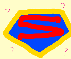 300x250 superman logo drawing - Superman Logo Drawing