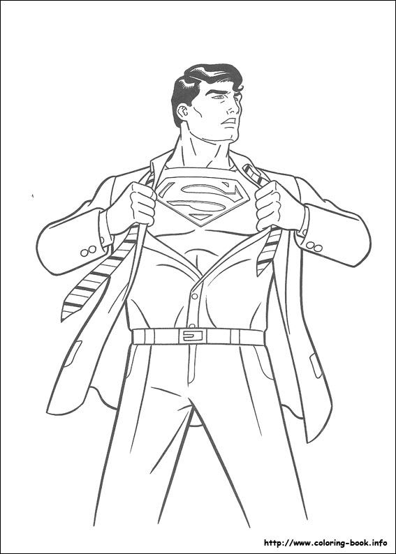 567x794 Drawn Superman Outline - Superman Outline Drawing