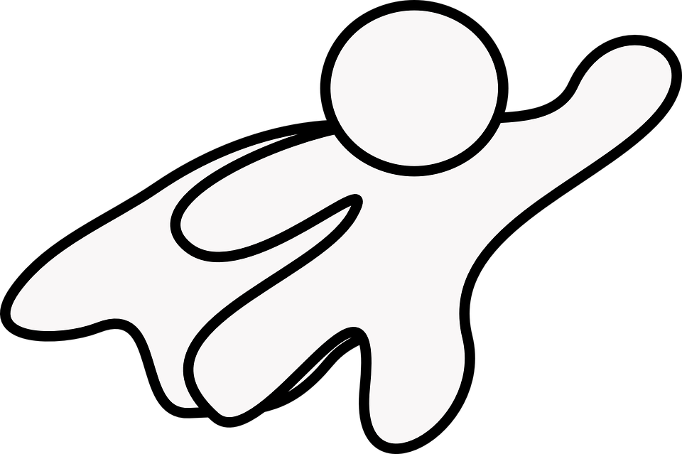 960x639 Drawing Superman Simple Huge Freebie! Download For Powerpoint - Superman Outline Drawing