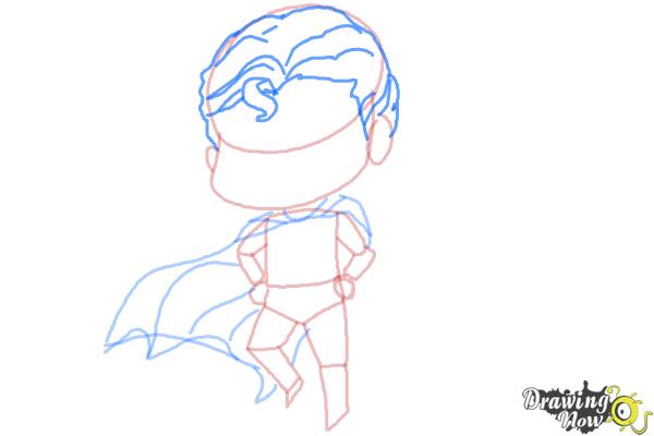 600x400 How To Draw Chibi Superman - Superman S Drawing
