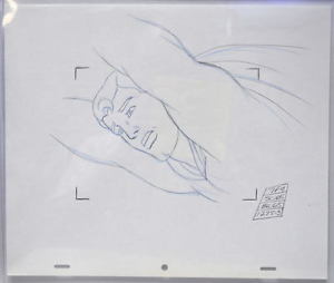 300x254 original superman cartoon animation cel production drawing - Superman S Drawing